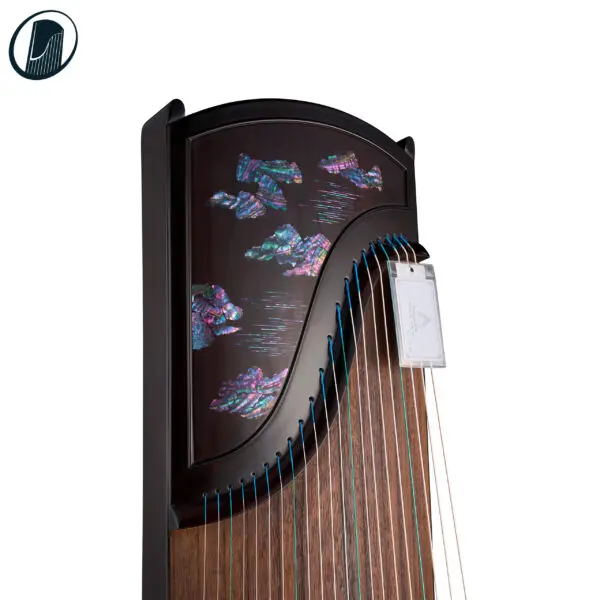 Xuan Zhong 'Mountains & Rivers' Rose Sandalwood Guzheng - The